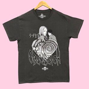 Junji Ito Uzumaki Obsession Horror Manga Tee M